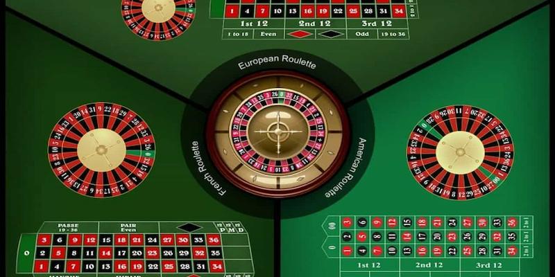 Trò chơi roulette với kinh nghiệm chuẩn có 1-0-2